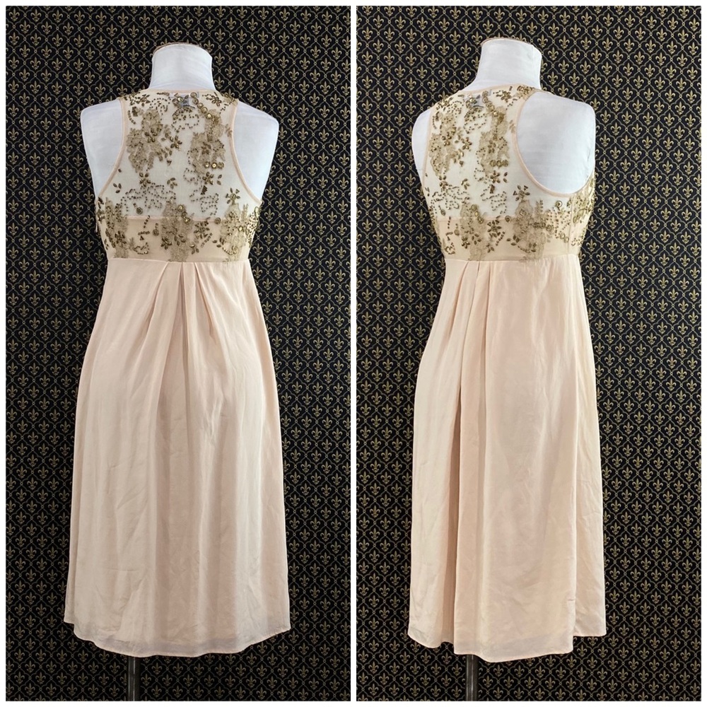 Anthro “Flickering Slip Dress” By Lil View 5